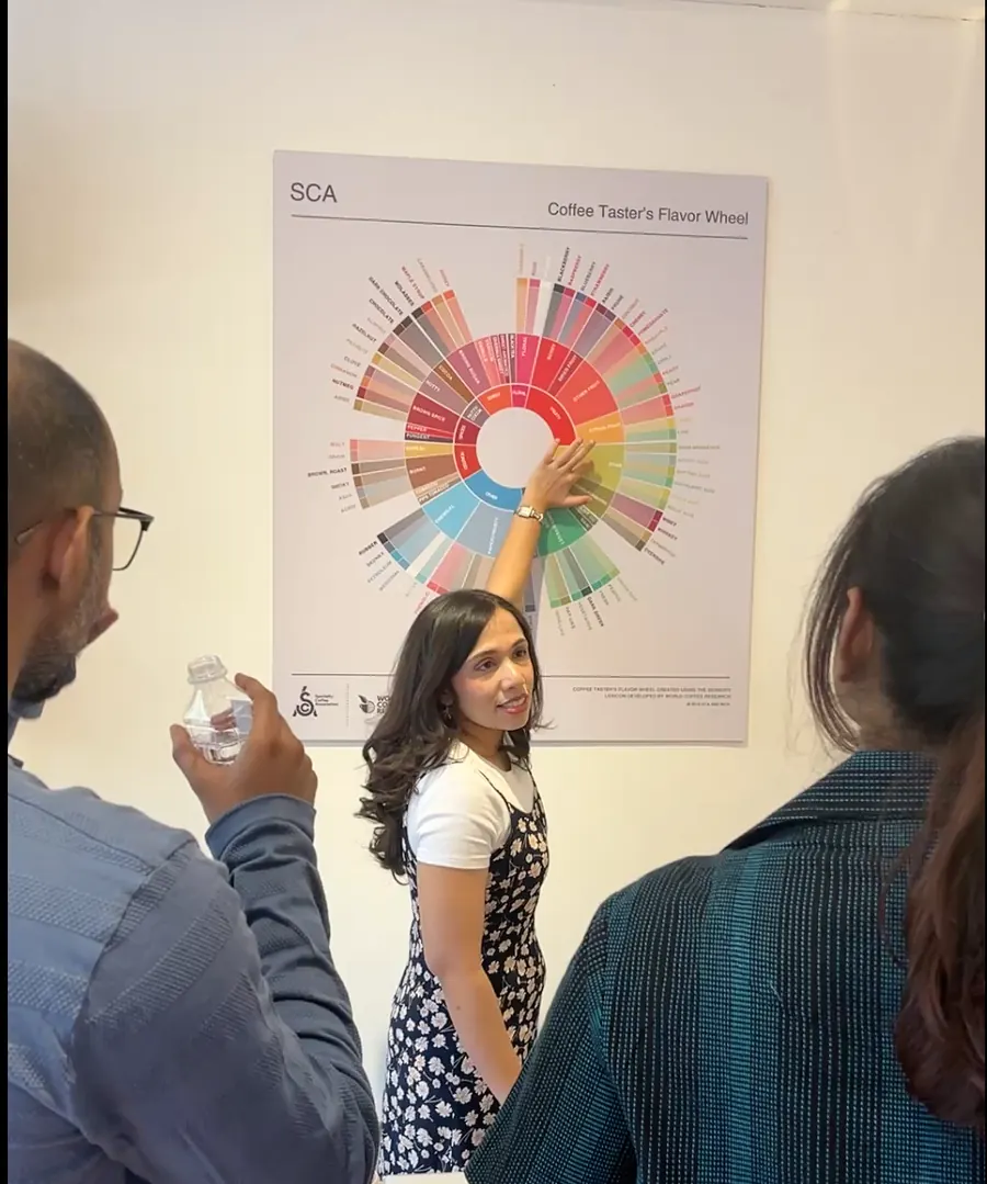 Ananya Ingle, founder of Bean to Brews and SCA-certified coffee educator